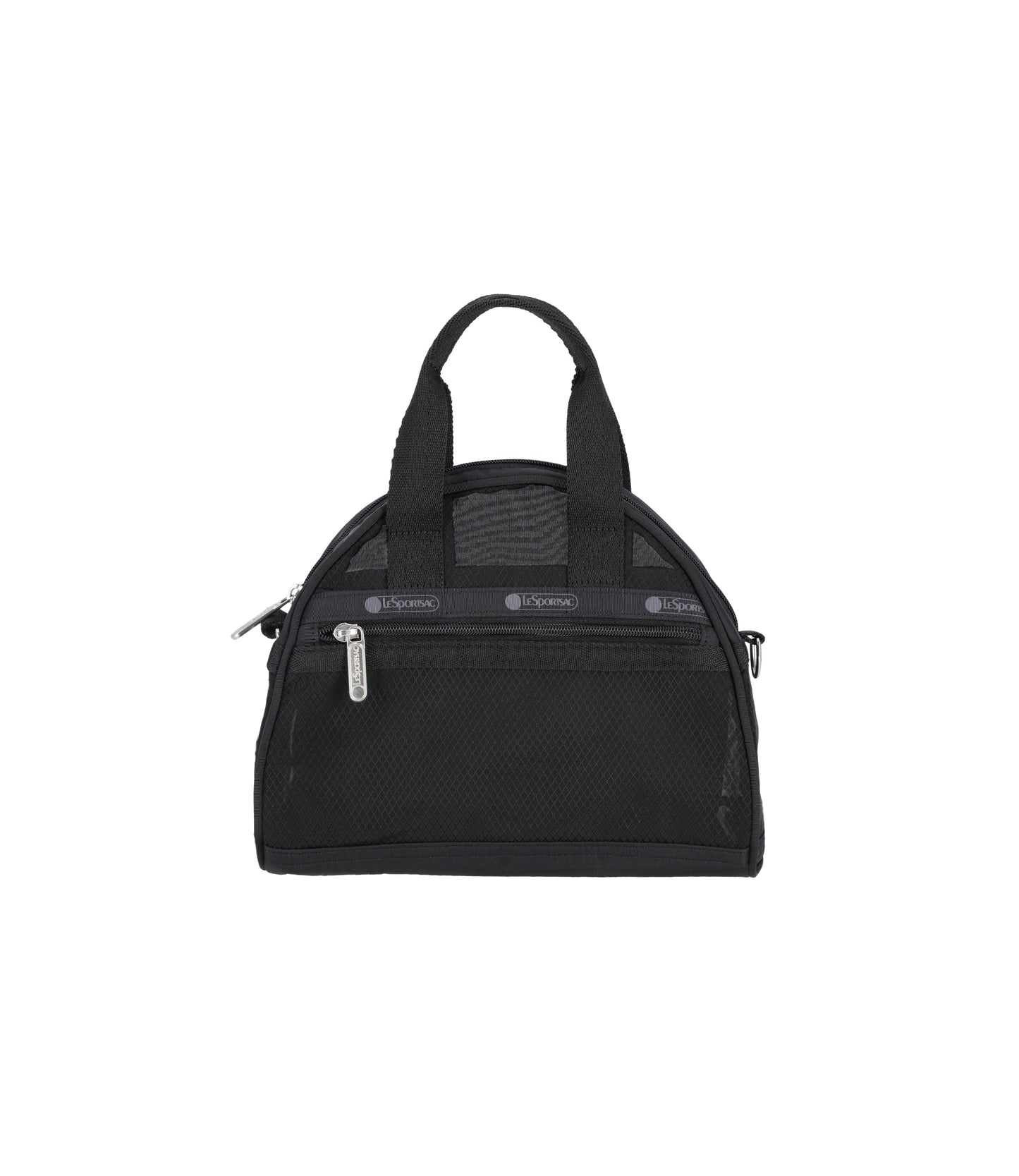 Sheer Round Small Satchel<br>Black Sheer