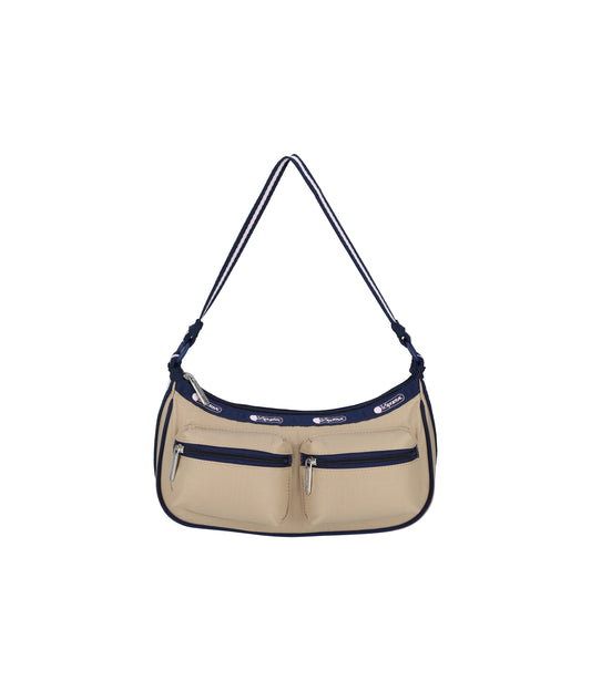 Double Pocket Shoulder<br>Spectator Bone/Navy