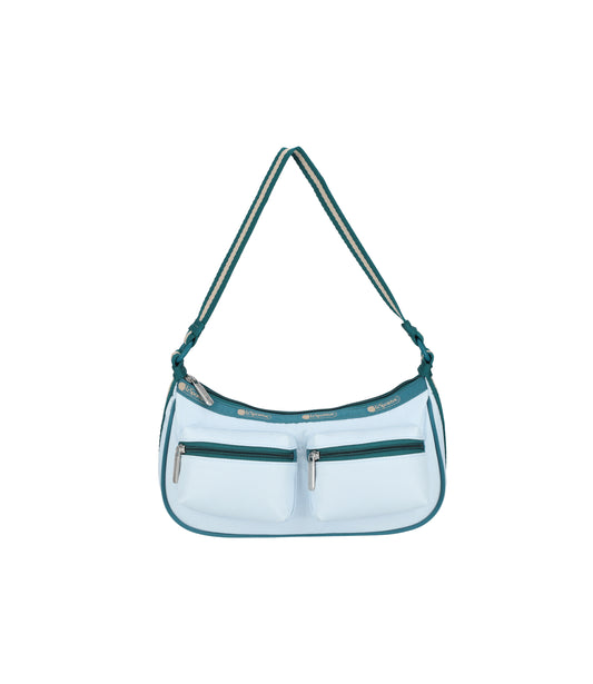 Double Pocket Shoulder<br>Spectator Clear Sky/Teal