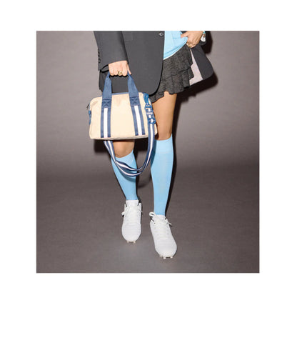 Top Handle Satchel<br>Spectator Bone/Navy