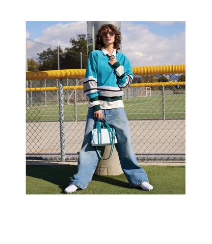 Top Handle Satchel<br>Spectator Clear Sky/Teal