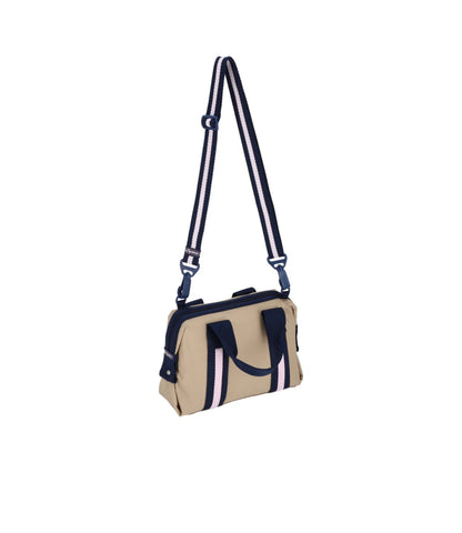 Top Handle Satchel<br>Spectator Bone/Navy