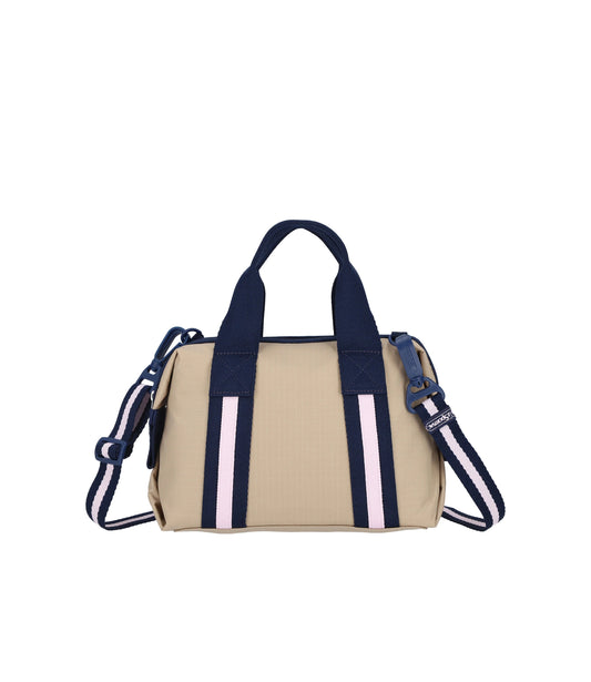 Top Handle Satchel<br>Spectator Bone/Navy