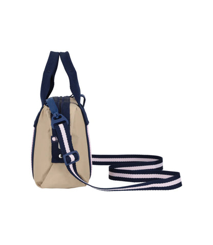 Top Handle Satchel<br>Spectator Bone/Navy
