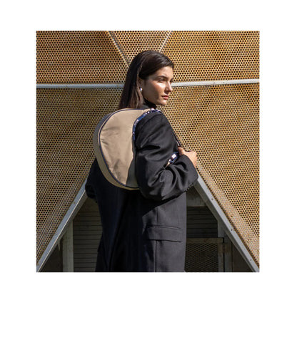 Small Crescent Shoulder<br>Spectator Bone/Navy