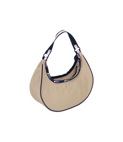 Small Crescent Shoulder<br>Spectator Bone/Navy