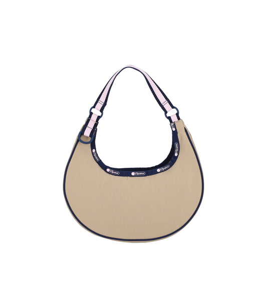 Small Crescent Shoulder<br>Spectator Bone/Navy
