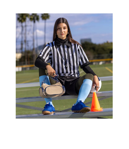 3 Pocket Shoulder Bag<br>Spectator Bone/Navy