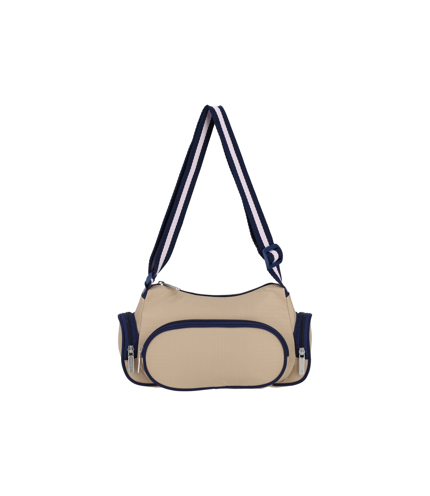 3 Pocket Shoulder Bag<br>Spectator Bone/Navy