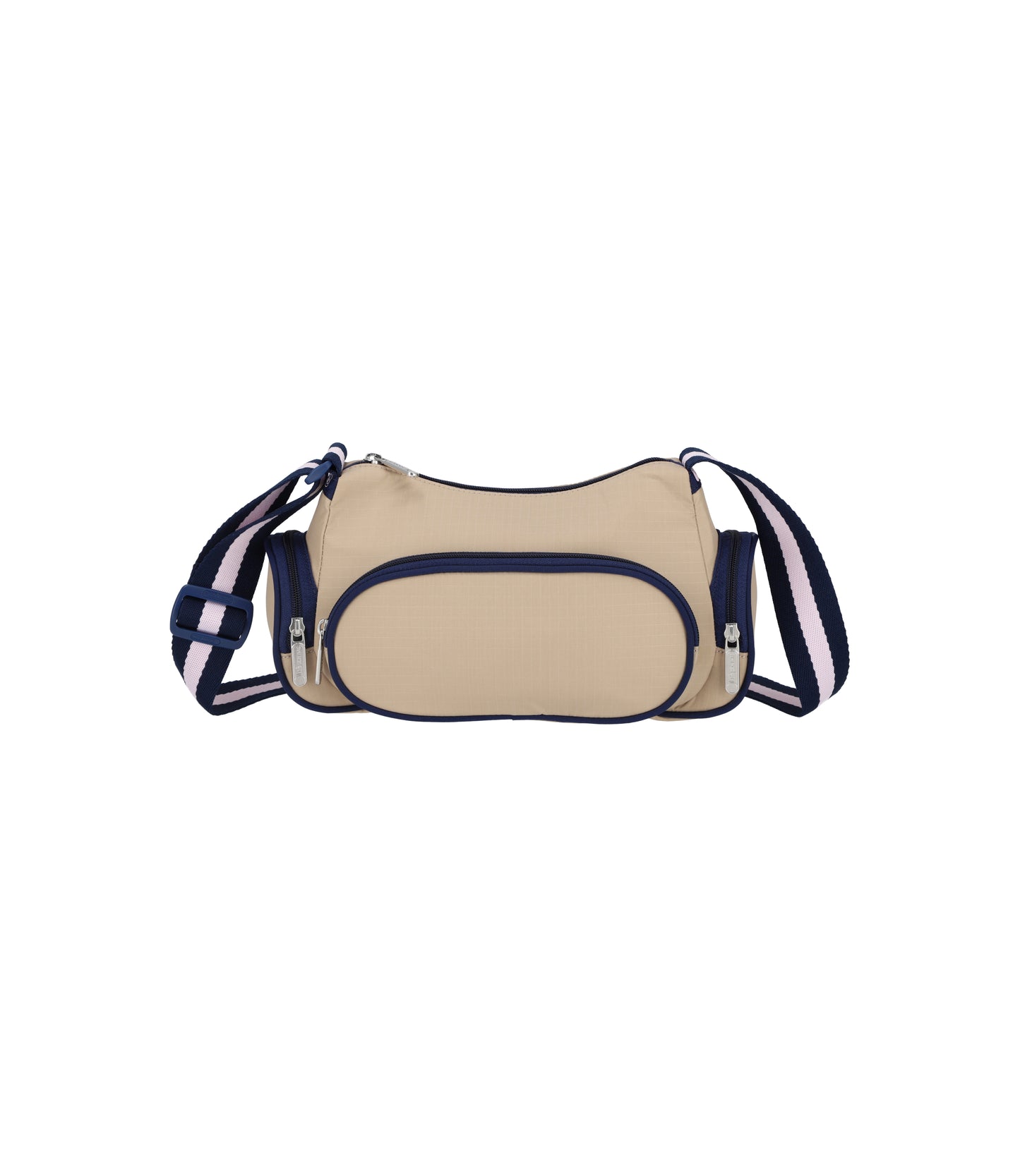 3 Pocket Shoulder Bag<br>Spectator Bone/Navy