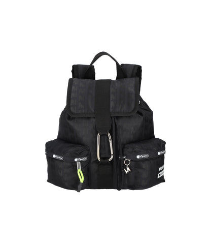 MSGM Voyager Backpack<br>Voyager Black Jacquard