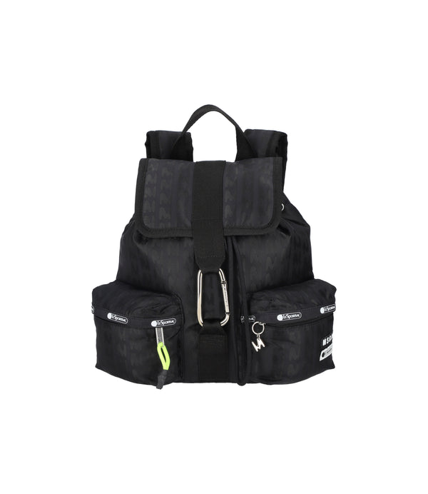 MSGM Voyager Backpack<br>Voyager Black Jacquard