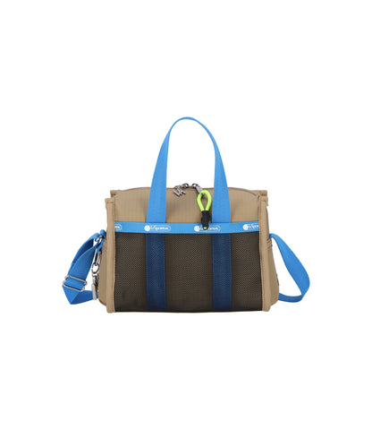 MSGM Metro Crossbody<br>Metro Khaki/Blue