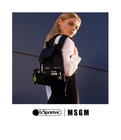 MSGM Voyager Backpack<br>Voyager Black Jacquard