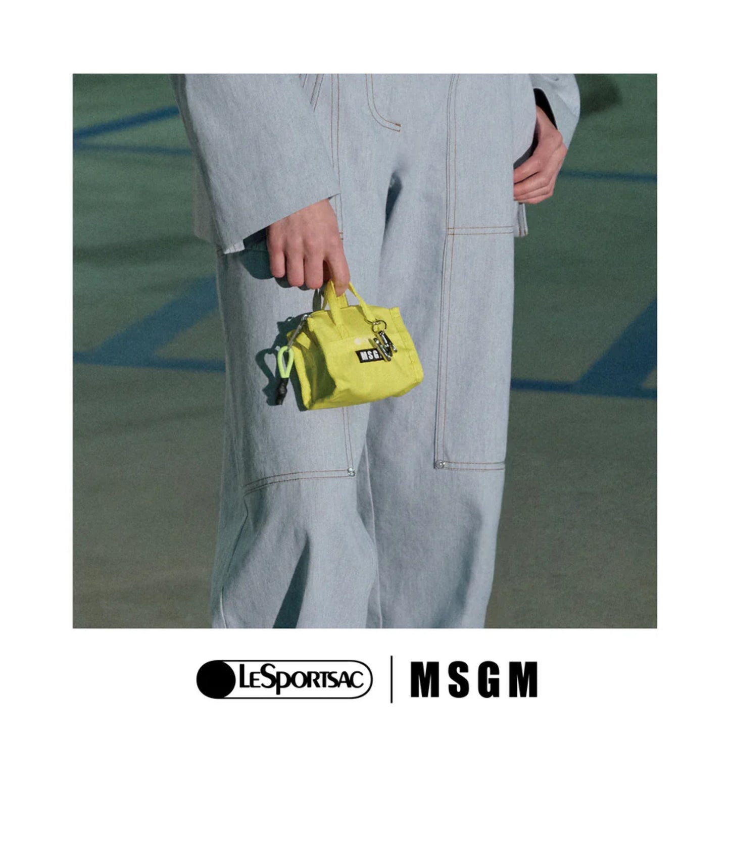 MSGM Micro Weekender<br>Micro Yellow