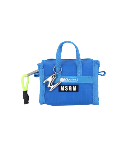 MSGM Micro Weekender<br>Micro Blue