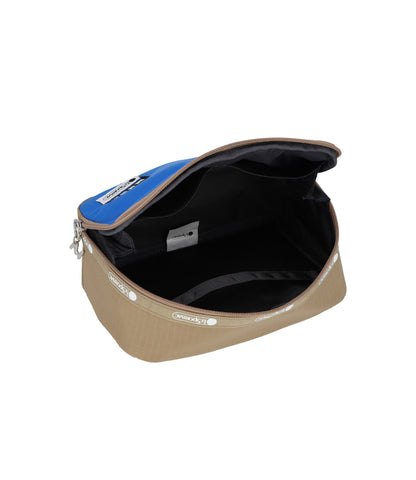 MSGM Medium Cosmetic<br>Cosmetic Blue/Khaki
