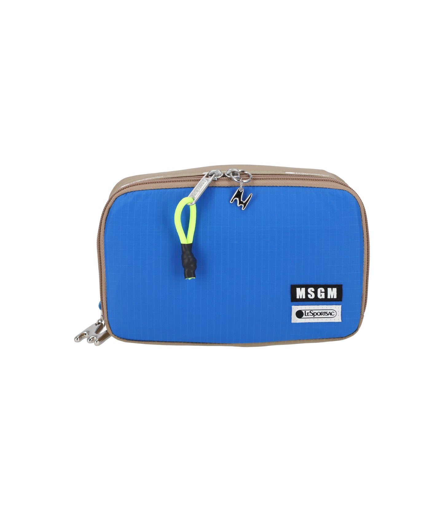 MSGM Medium Cosmetic<br>Cosmetic Blue/Khaki