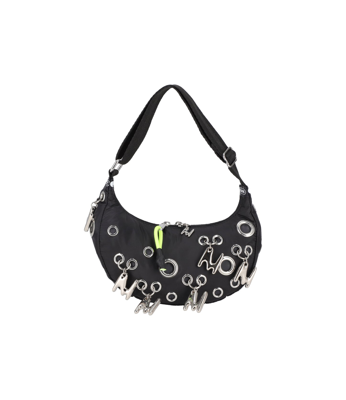 MSGM Grommet Crescent<br>Logo Grommet Black