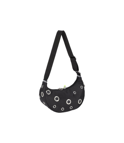 MSGM Grommet Crescent<br>Logo Grommet Black