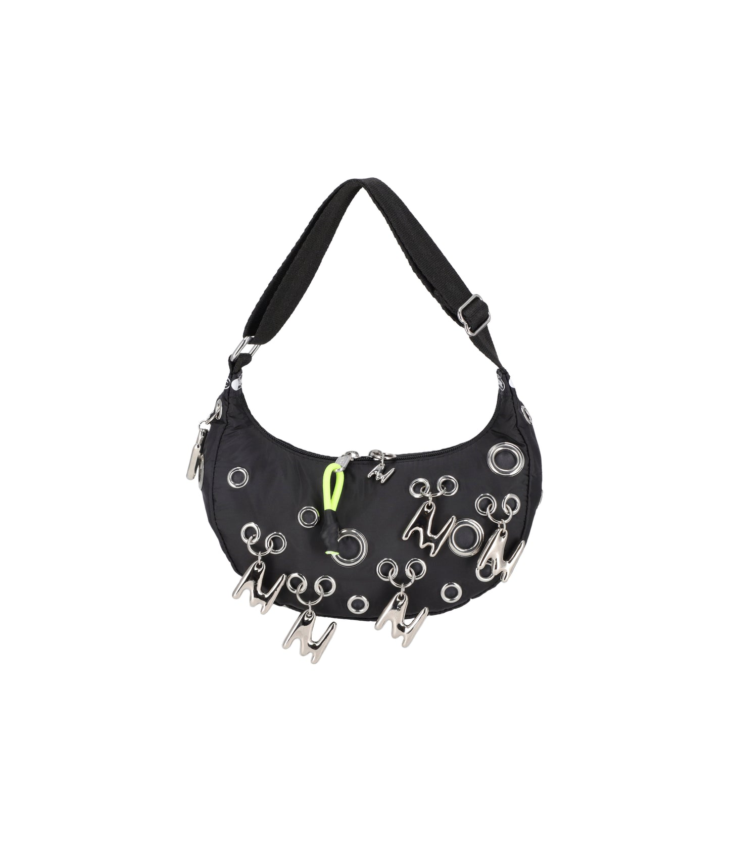 MSGM Grommet Crescent<br>Logo Grommet Black