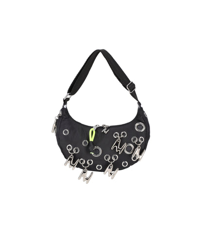 MSGM Grommet Crescent<br>Logo Grommet Black