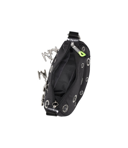 MSGM Grommet Crescent<br>Logo Grommet Black