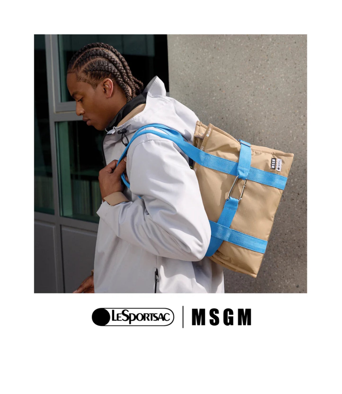 MSGM Medium Boat Tote<br>Medium Boat Tote Khaki