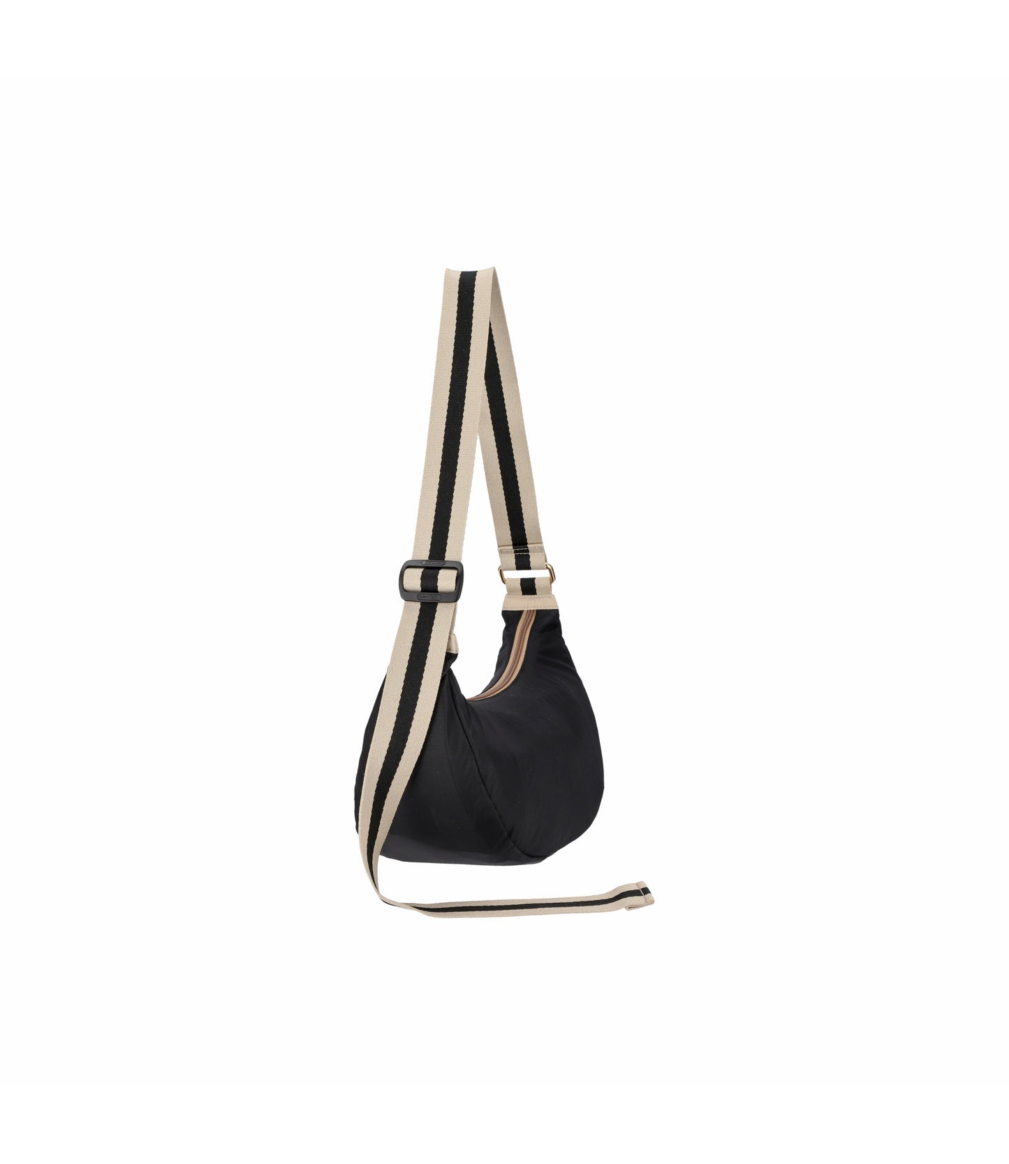 Medium Hammock Adjustable Bag<br>Black/Black Beige Webbing