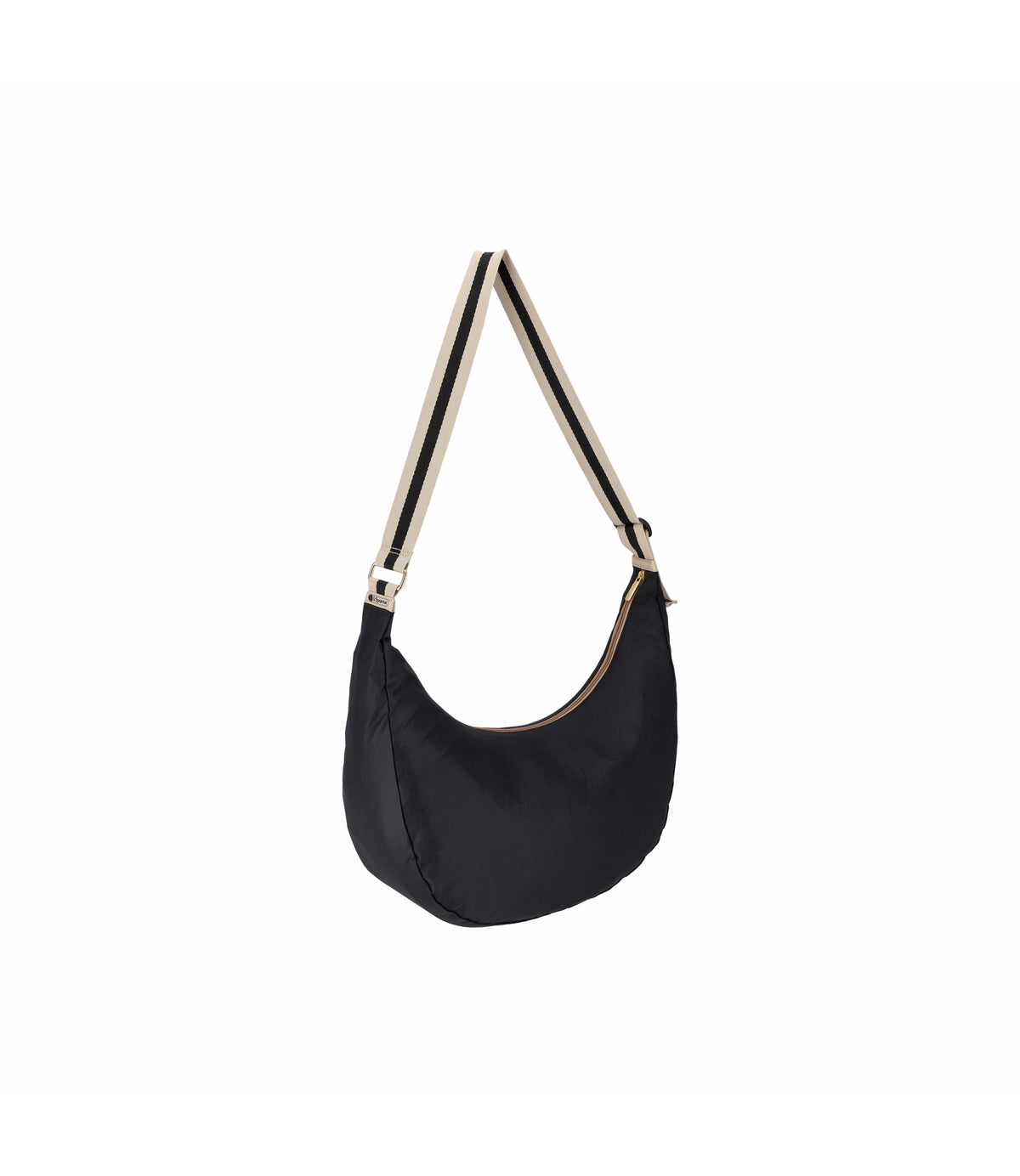 Large Hammock Large Adjustable Bag<br>Black/Black Beige Webbing