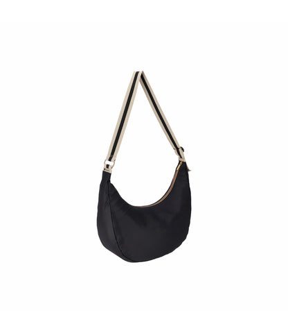 Large Hammock Large Adjustable Bag<br>Black/Black Beige Webbing