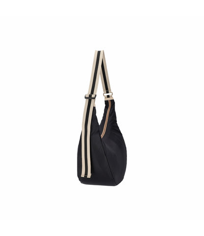 Large Hammock Large Adjustable Bag<br>Black/Black Beige Webbing