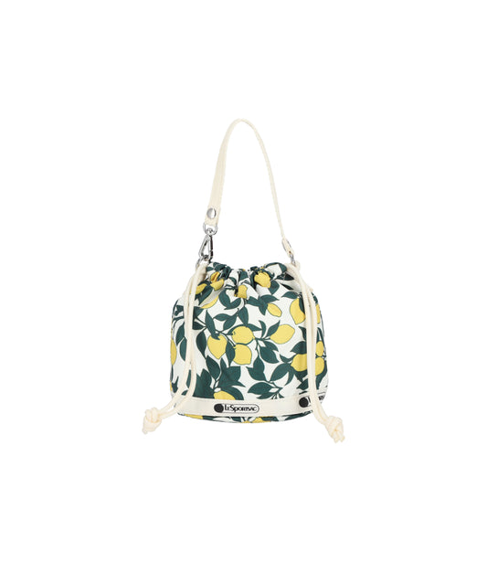 Drawstring Bucket Charm<br>Lemon Orchard
