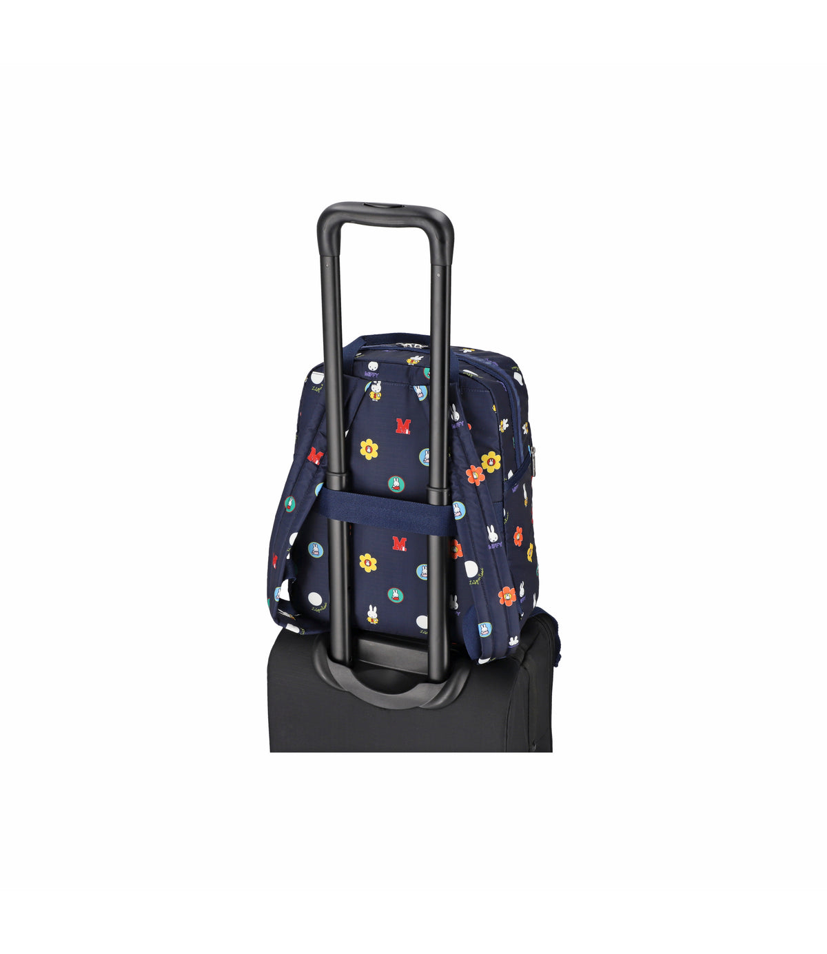 Medium East/West Backpack<br>Miffy Navy Polka Dot