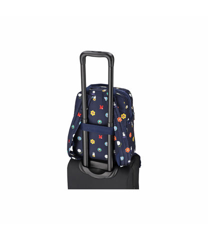 Medium East/West Backpack<br>Miffy Navy Polka Dot