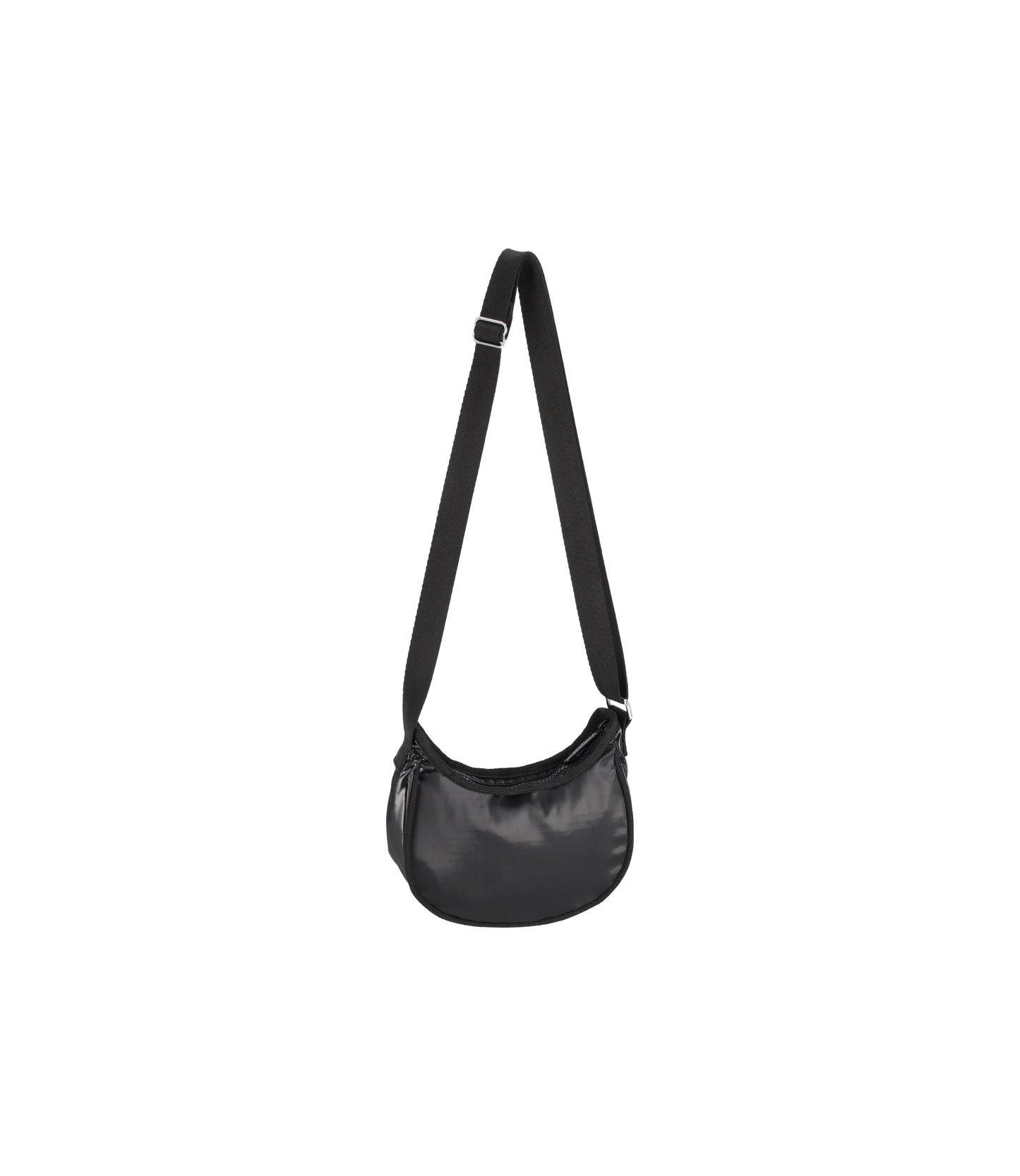Mini Hobo Crossbody<br>Black Shine