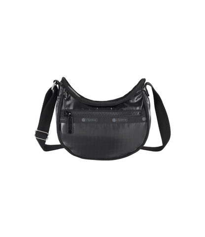 Mini Hobo Crossbody<br>Black Shine