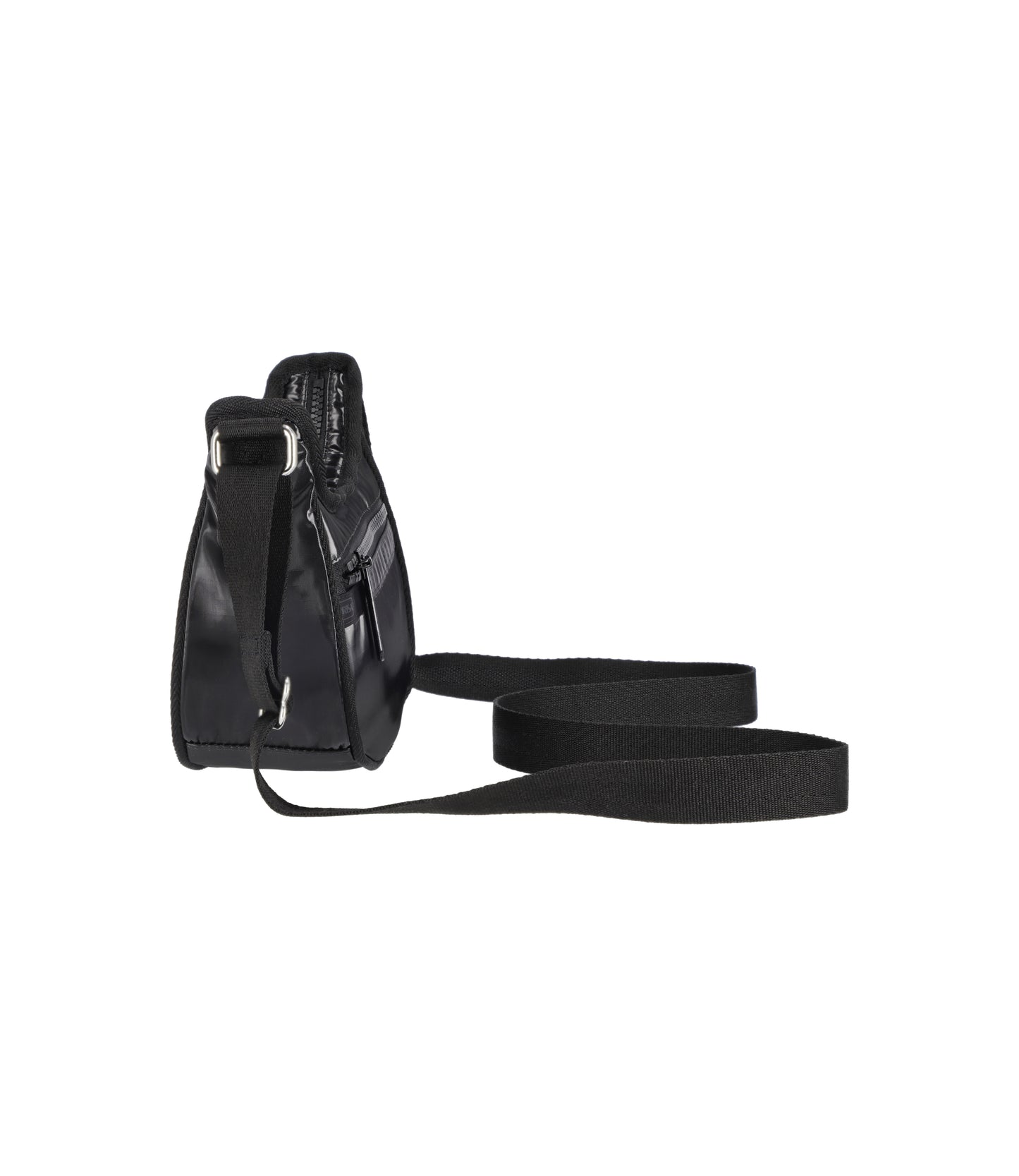 Mini Hobo Crossbody<br>Black Shine