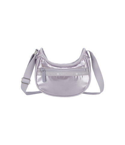 Mini Hobo Crossbody<br>Silver Lilac Shine