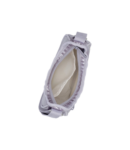 Mini Hobo Crossbody<br>Silver Lilac Shine
