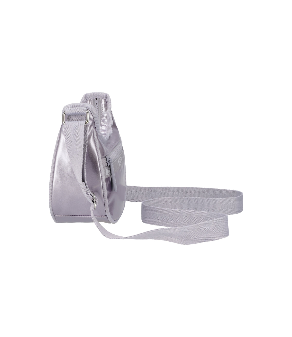 Mini Hobo Crossbody<br>Silver Lilac Shine