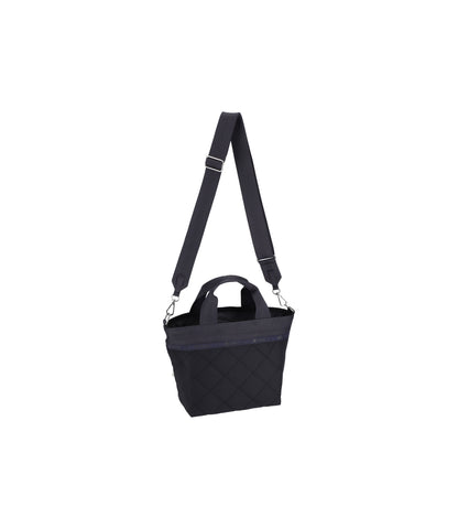 Small Bucket Tote With Pearls<br>Deep Sea Pearl