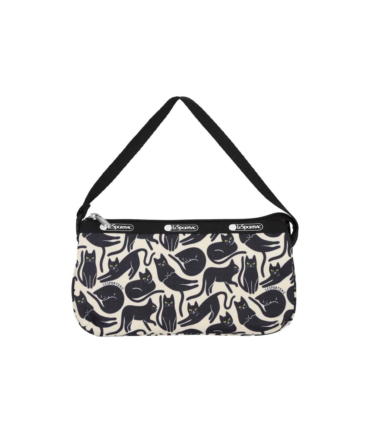 Small Koko Crossbody<br>Black Cats Silhouette