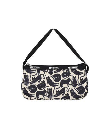 Small Koko Crossbody<br>Black Cats Silhouette