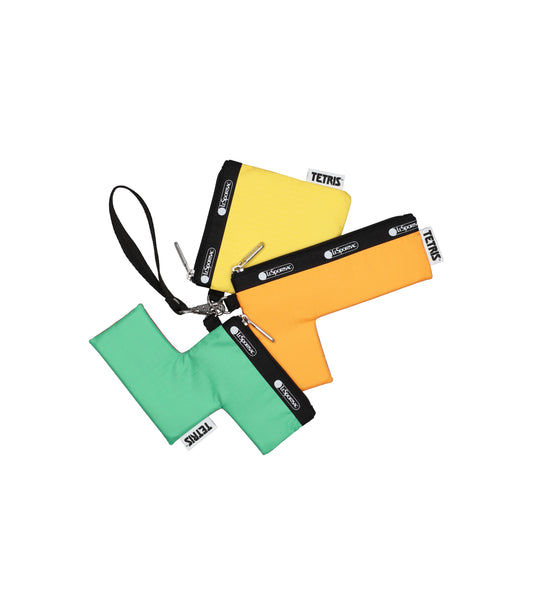 Tetris Zip Pouch Set<br>Tetris Zip Pouch Set