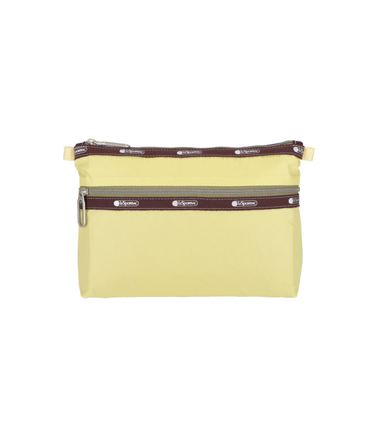 Essential 2-Zip Pouch<br>Pw Butterscotch C1