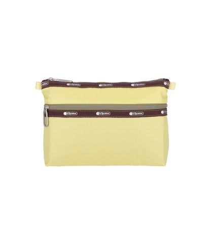 Essential 2-Zip Pouch<br>Pw Butterscotch C1
