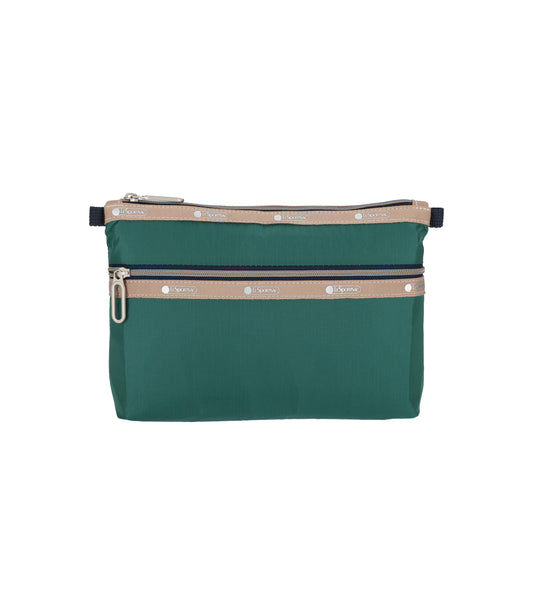 Essential 2-Zip Pouch<br>Pw Lush Meadow C1