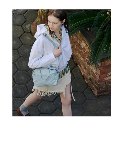 Small Uptown Satchel<br>Cerulean Frost C
