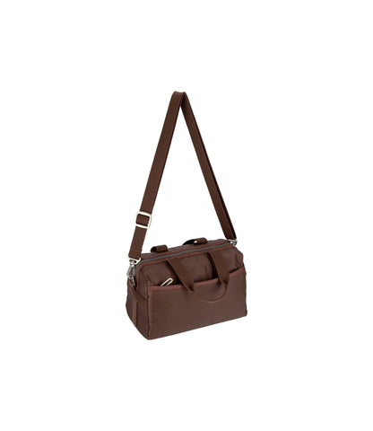 Small Uptown Satchel<br>Chocolate C